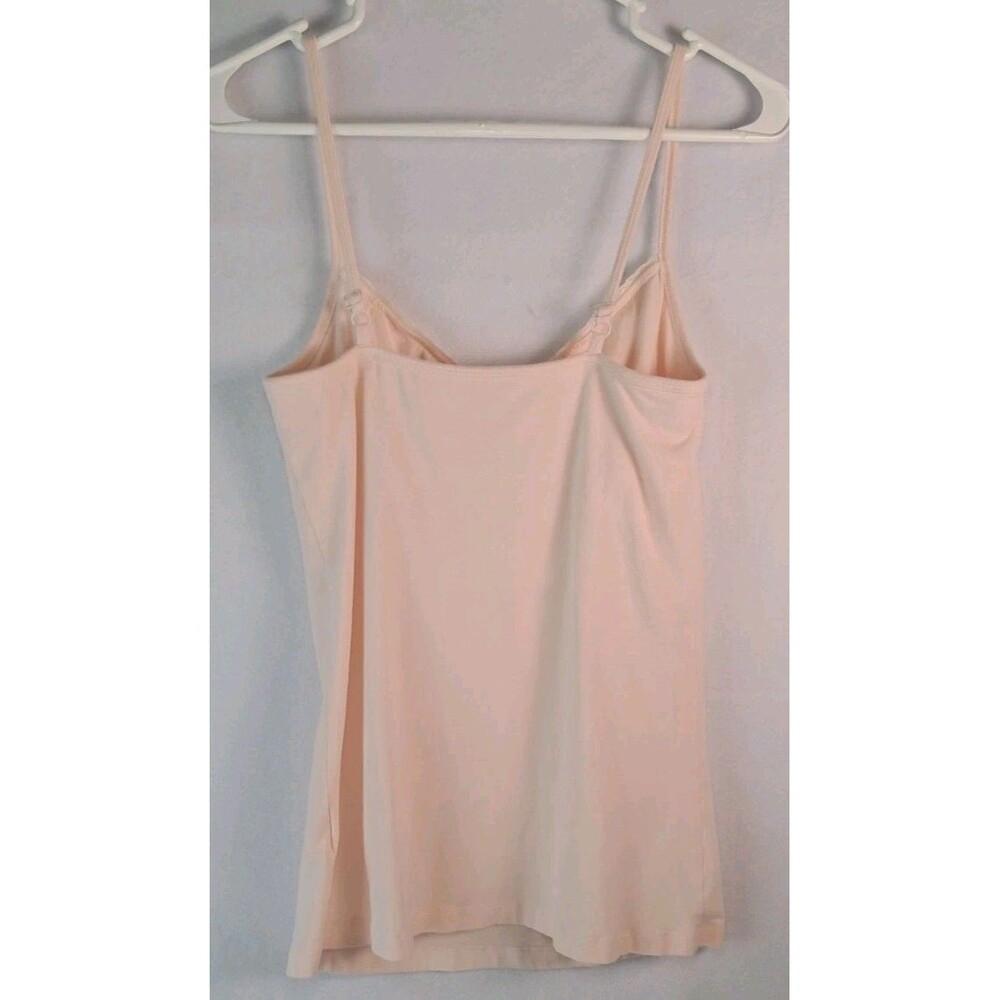 Old Navy Womens Medium Pink Tank Top Lace Trim - Picture 2 of 6